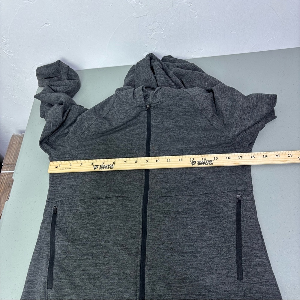 Asics Women's Athletic Full zip Activewear Hoodie Jacket Small Dark Gray Running - Picture 7 of 11
